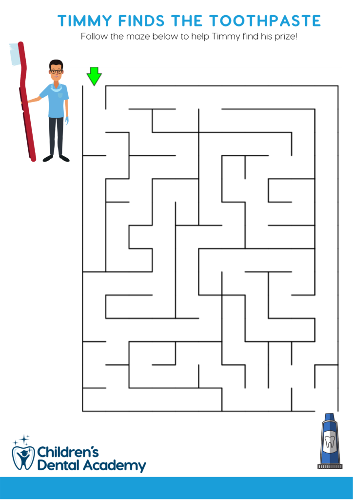 timmy and the toothbrush maze