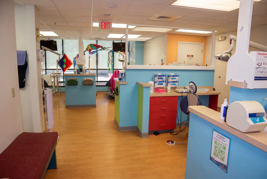 Treatment room at Pediatric Dental Associates Ambler, PA